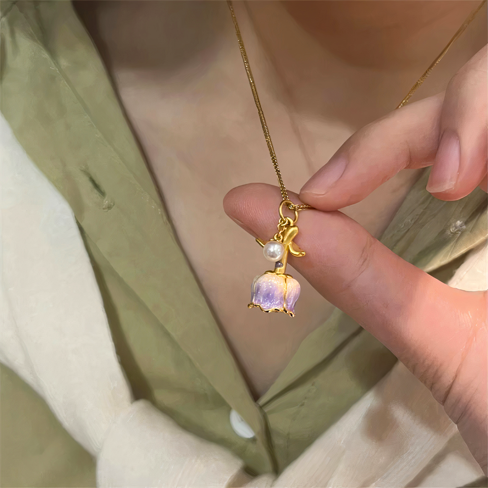 Belle's Last Petal Necklace